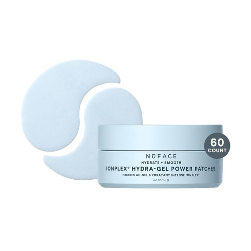 NuFACE IonPlex Hydra-Gel Under Eye Patches - Cooling Treatment for Puffy Eyes & Dark Circles | 60 Count