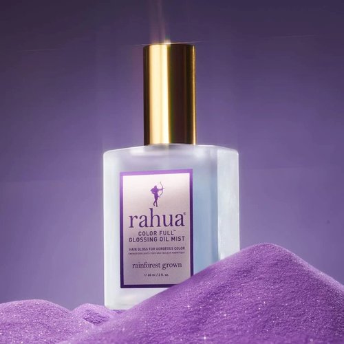 Rahua Color Full Glossing Oil Mist - Vegan Hair Shine Spray with Morete & Sacha Inchi Oils | Vibrant & Luminous Finish, 2 Fl Oz