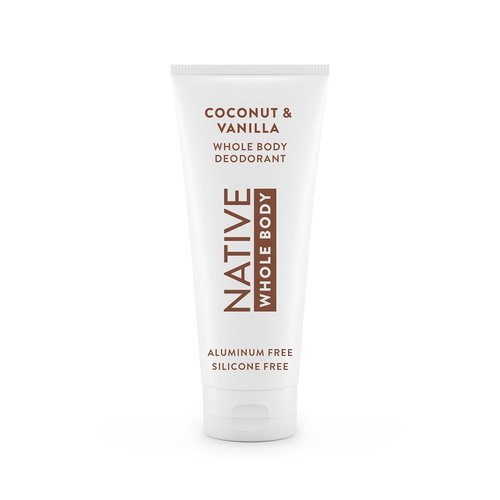 Native Whole Body Deodorant Cream - 72 Hour Odor Protection | Aluminum-Free with Coconut Oil & Shea Butter | Coconut & Vanilla