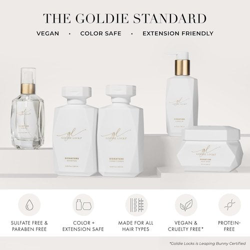 Goldie Locks Anti-Frizz Smoothing Cream - Moisturizes & Boosts Softness - 5.1 fl oz | Safe for Color-Treated Hair