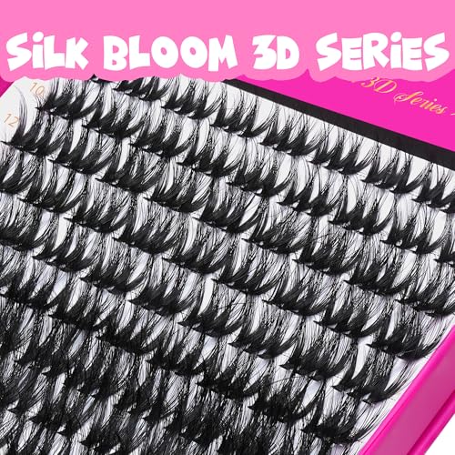 3D Fluffy Eyelash Clusters - VBmuse / 10-18mm Eyelash Extensions for Natural Look