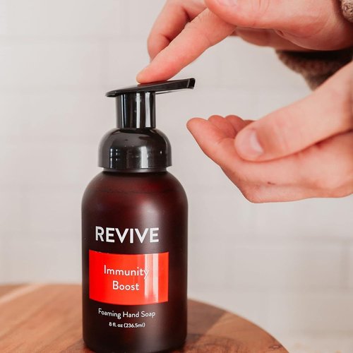 Revive Essential Oils Immunity Boost Foaming Hand Soap - 100% Pure Therapeutic Grade | 2 Pack for Aromatherapy & Skin Care