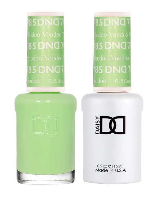 DND Gel Polish Set - Green Collection | UV/LED Gel Polish & Air Dry Nail Lacquer Duo, 0.5 Fl Oz Each
