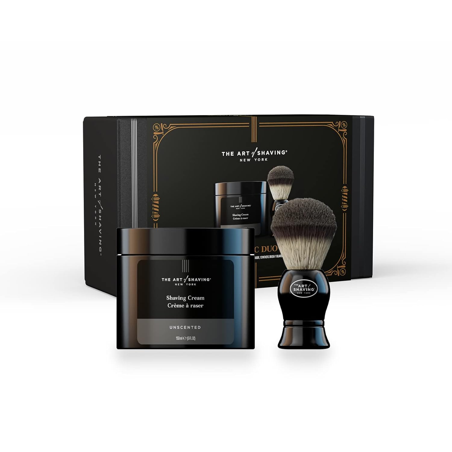 The Art of Shaving - Iconic Duo Kit with 5oz Shaving Cream & Premium Shaving Brush