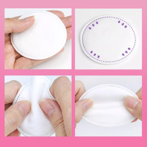 BEAGERUO 200 Cotton Pads, Individually Wrapped Cotton Rounds Travel Size, Makeup Remover Pads for Eye, Nail Polish, Face Cleansing Pads Hotel Amenities
