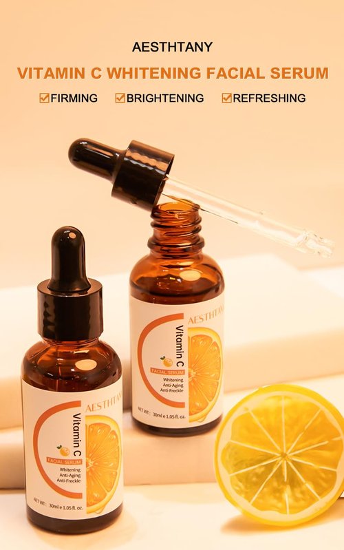 Regine Switzerland Vitamin C Brightening Facial Serum - Fade Dark Spots & Even Skin Tone (30ml)