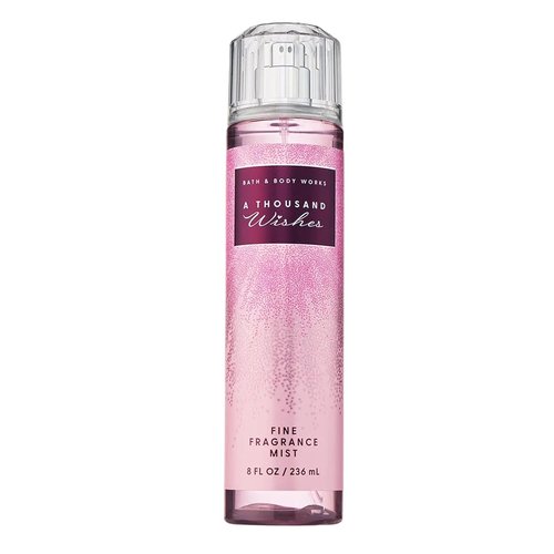 Bath & Body Works A Thousand Wishes Fine Fragrance Mist - Long-Lasting Body Spray with Sparkling Prosecco & Peony, 8 fl oz