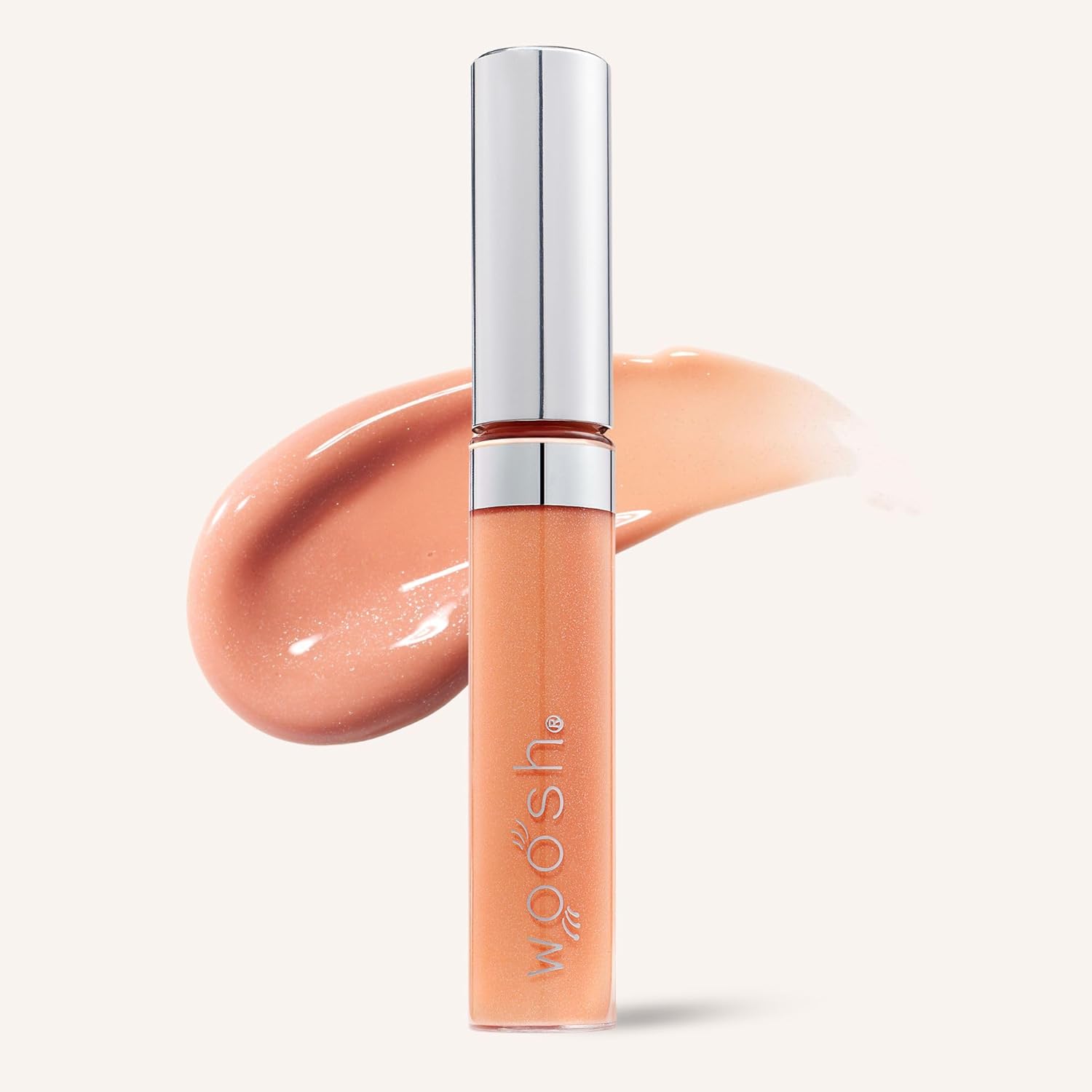Woosh Beauty Spin-On Lip Gloss - Hydrating Hyaluronic Acid & Shea Butter for No Fine Lines | Vegan & Cruelty-Free - Glaze