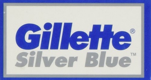 100 Silver Blue Double Edge Razor Blades Made in Russia by 7 O'clock