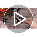 Halloween Skull Snowflake Wooden Ornaments Set - Gothic Hanging Decorations, 36 Pieces, Variation: Snowflake