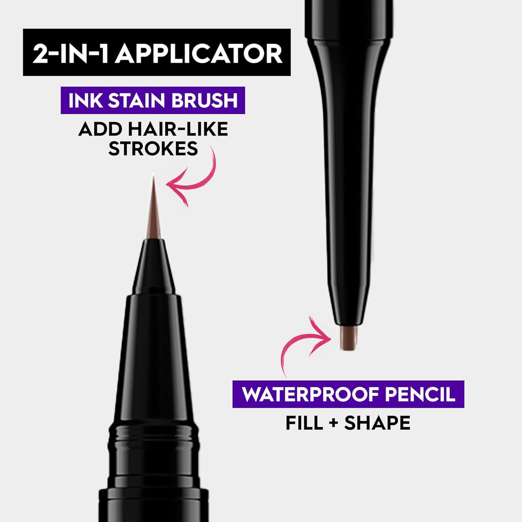 Urban Decay Brow Blade 2-in-1 Eyebrow Pen & Waterproof Pencil - Smudge-Proof, 24HR Wear, Define & Fill - 0.01 oz