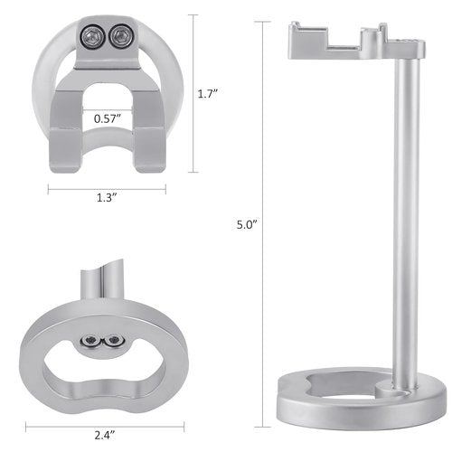 SANWA Deluxe Razor Holder Stainless Shaving Razor Stand,Dad Gifts,boyfriend Gifts,Husband Gifts for Him