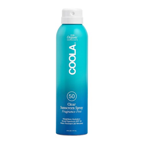 COOLA Organic Sunscreen SPF 50 - Dermatologist Tested Sunblock Spray for Daily Protection | Vegan & Gluten Free
