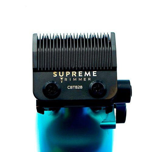 Supreme Trimmer DLC Coated Steel Replacement Blade CBT828 | Taper Blade for Hair Clippers | Black