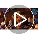 Day of the Dead Ofrenda Decor Set with Lighted Cross and Butterflies - 12x16 Inch