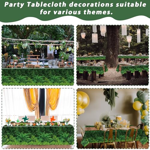 Forest Path Plastic Tablecloth Roll 52 x 100 ft for Jungle Party & Events