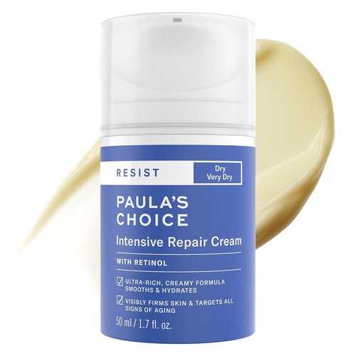 Paula's Choice RESIST Intensive Repair Face Moisturizer - Anti-Aging Cream with Retinol & Hyaluronic Acid | 1.7 Fl Oz