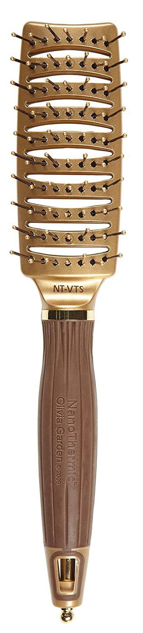 Olivia Garden Ceramic Ion Nano Thermic Hair Brush - Professional Styling Tool for All Hair Types