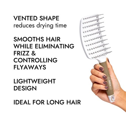 Skiennix Ion Blowout Vent Brush - Effortless Styling & Volume | Perfect for All Hair Types