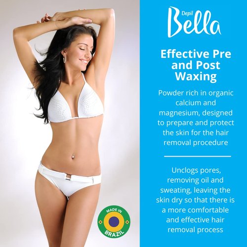 Depil Bella Dolomite Powder for Pre and Post Waxing | Body and Facial | 800g