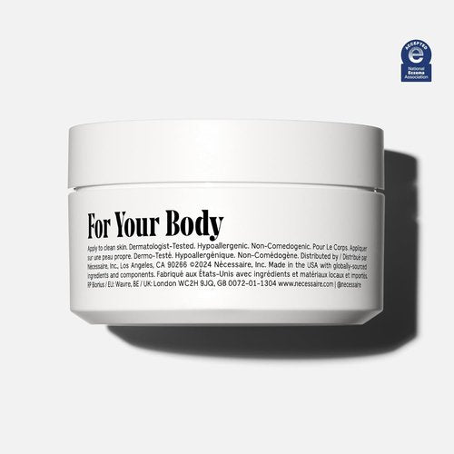 Nécessaire The Body Cream - Rich Barrier Repair With 5% Niacinamide & Ceramides | Fragrance-Free, 200 ml