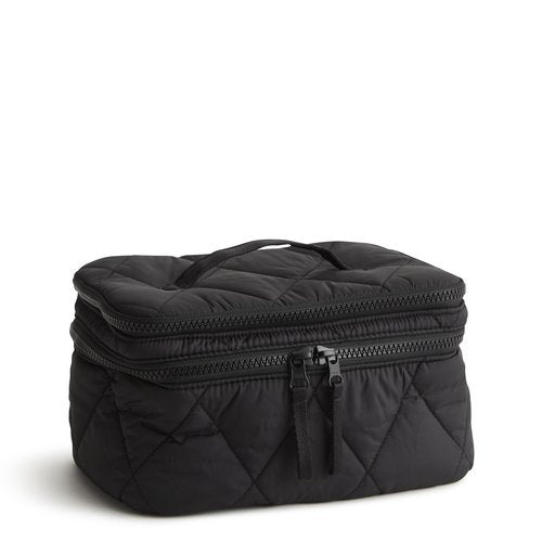 Vera Bradley Women's Featherweight Brush Up Cosmetic Case, Moonless Night, One Size
