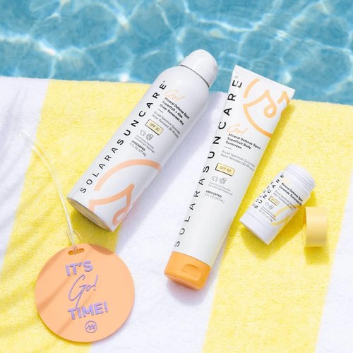 Solara Suncare - Go! Mineral Defense Sport Sunscreen Mist, SPF 30 | EWG Verified, Vegan, Reef Friendly | 6 fl oz