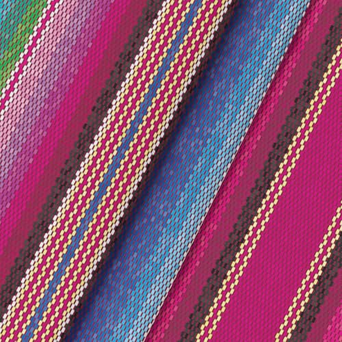 Pink Stripes 60x60 Inch Round Tablecloth - Durable Polyester, Home Decor