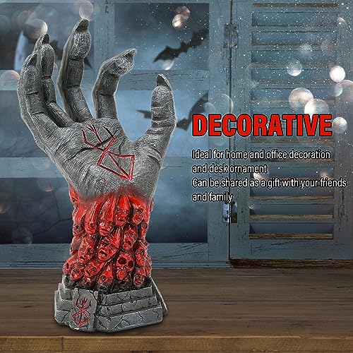 9.6 Inch Skeleton Hand Statue Resin Sculpture Halloween Decor Figurine