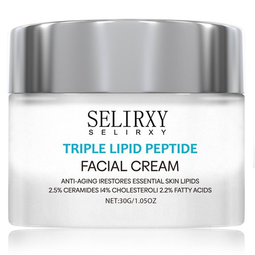 Nodfens Triple Lipid Peptide Cream for Anti-Aging - Restores & Repairs Mature Skin for Radiant, Smooth Complexion - Advanced Strength Recovery Face Moisturizer Cream