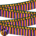 Pumpkin 4 Pack Halloween Foil Fringe Streamers for Parade Floats & Party Decorations