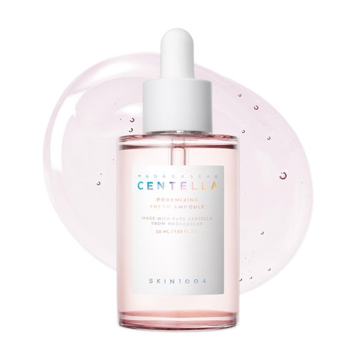 SKIN1004 Centella Poremizing Fresh Ampoule 1.69 fl.oz, 50ml, Korean Pink Serum for Enlarged Pores Minimizing with Madagascar Centella and Himalayan Pink Salt, Hydrating Facial Serum, Korean Skin Care