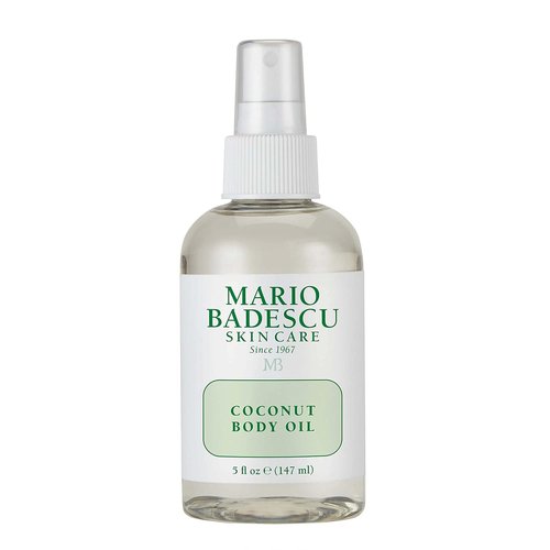 Mario Badescu Coconut Body Oil - Lightweight Hydrating Skin Care with Coconut Oil & Shea Butter | Perfect for Post-Shower Massage