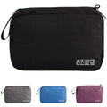 KICPUK Hanging Toiletry Bag Wash Bag Makeup Cosmetic Organizer for Women or Man,Foldable Compact Size, Super Durable Fabric Hanging Toiletry Bag(Black)