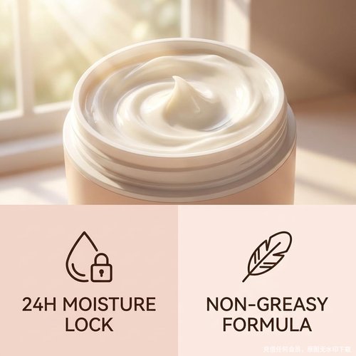 Glow Velvet Priming Moisture Cream - Hydrating Pore Blurring Primer for Smooth, Long-Lasting Makeup (1 Pc)