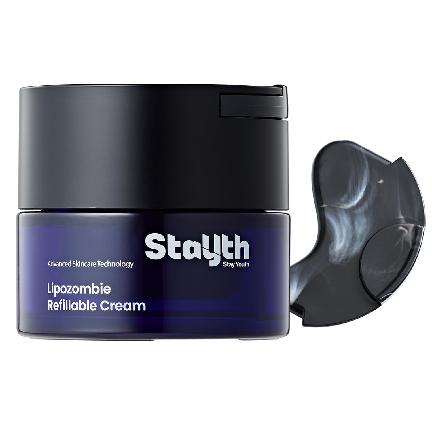 Zombie Reset Cream - Refillable Hydrating Face Moisturizer with Peptides | Korean Skin Revival, 50ml
