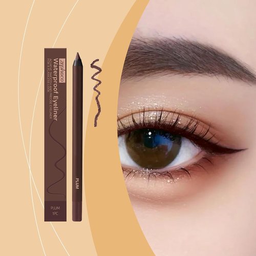 Met Gel Eyeliner - Longwear Multi-Use Pencil in Rich Plum | Transfer-Proof & High Performance