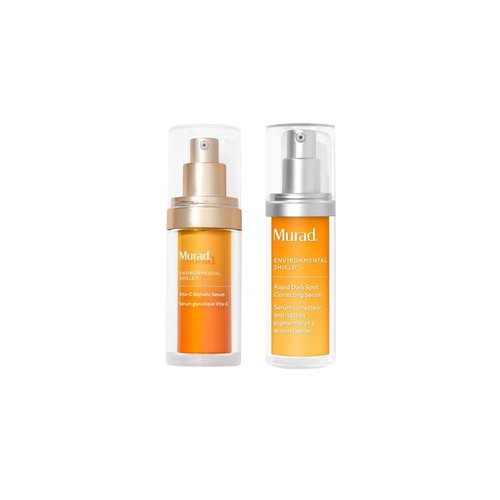 Murad Bright & Spotless Combo - Vita-C Glycolic Serum & Rapid Dark Spot Corrector for Even Skin Tone | Set of 2
