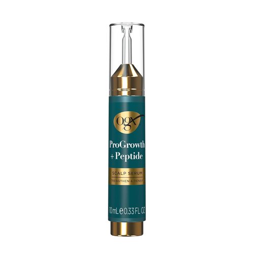 OGX ProGrowth + Peptide Scalp Serum - Strengthens & Hydrates for Natural Hair Growth | 0.33 fl. oz