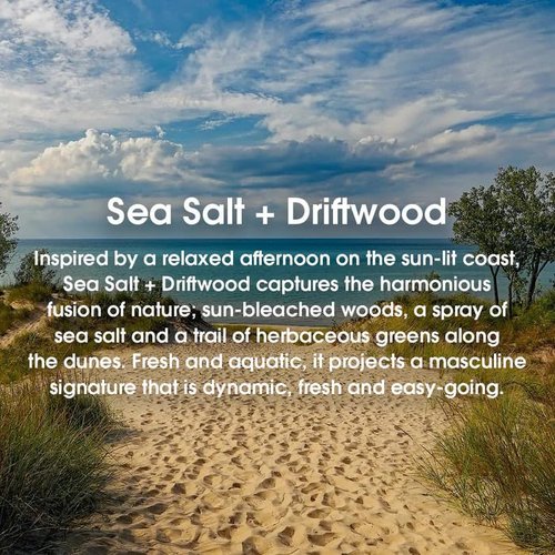 Huron Deodorant - Aluminum-Free, 48-Hour Odor Protection with Sea Salt & Driftwood Scent | 3.2 Oz (Pack of 2)
