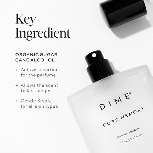 DIME Beauty Core Memory Perfume - Bright & Citrusy Fragrance for Women, 1.7 oz / 50 ml