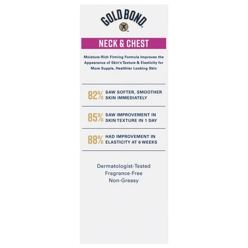 Gold Bond Neck & Chest Firming Cream 2 oz, Clinically Tested Skin Firming Cream (Pack of 2)