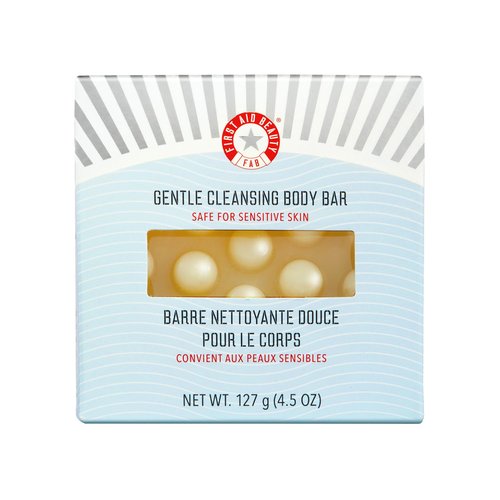 First Aid Beauty - Gentle Cleansing Bar | Luxurious Fragrance-Free Soap with Squalane & Shea Butter, 4.5 oz