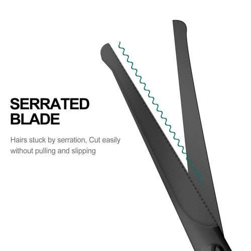 Lobodt 4.7-inch small nose hair scissors (black), round-headed scissors, for trimming facial hair, beards, ear hair, eyebrows, bathroom, Moustache Trimming，personal care and beauty