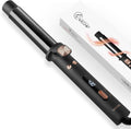 WeChip Automatic Curling Iron - 1.25 Inch Rotating Curling Wand for All Hair Types | Tourmaline Ceramic, LED Display, 5 Heat Settings Up to 430°F