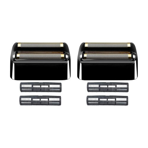 BaBylissPRO Replacement Foil & Cutters for Double FXFS2 Metal Shaver - Black, 2-Pack