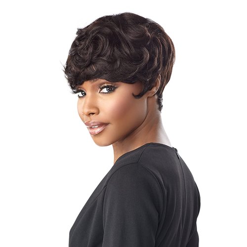 Sensationnel Empire Human Hair Celebrity Series Wig - RAMONA (1B Off Black)