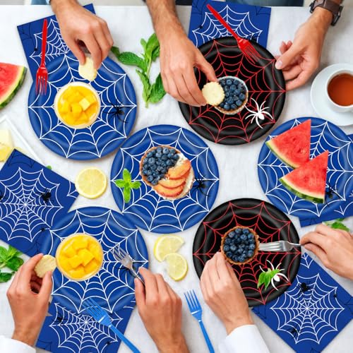48pcs Birthday Party Supplies Multicolor - Plates, Napkins & Forks Set for Celebration