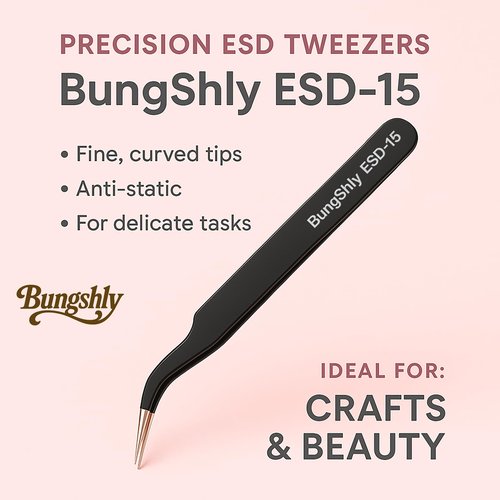 Tweezers Set – Precision Rhinestone, Nail Sticker & Charm Tweezers for Nail Art, DIY Nail Art Tools for Stickers, Decals, Ideal for Gel Nails, Flower, Heart, and Fruit Designs