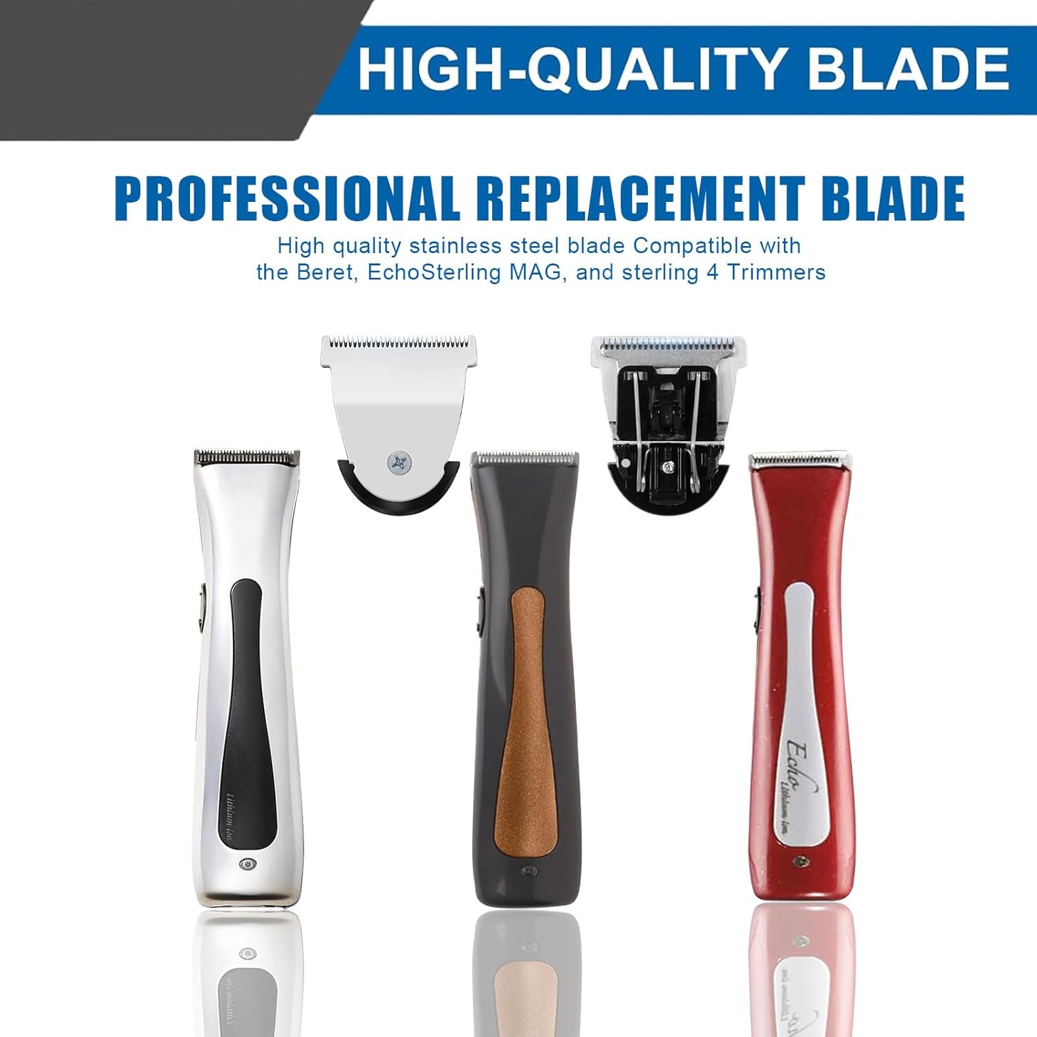 Wahl Detachable Hair Clipper Replacement Blades #2111 - Compatible with Mag Trimmers | 1 Pack